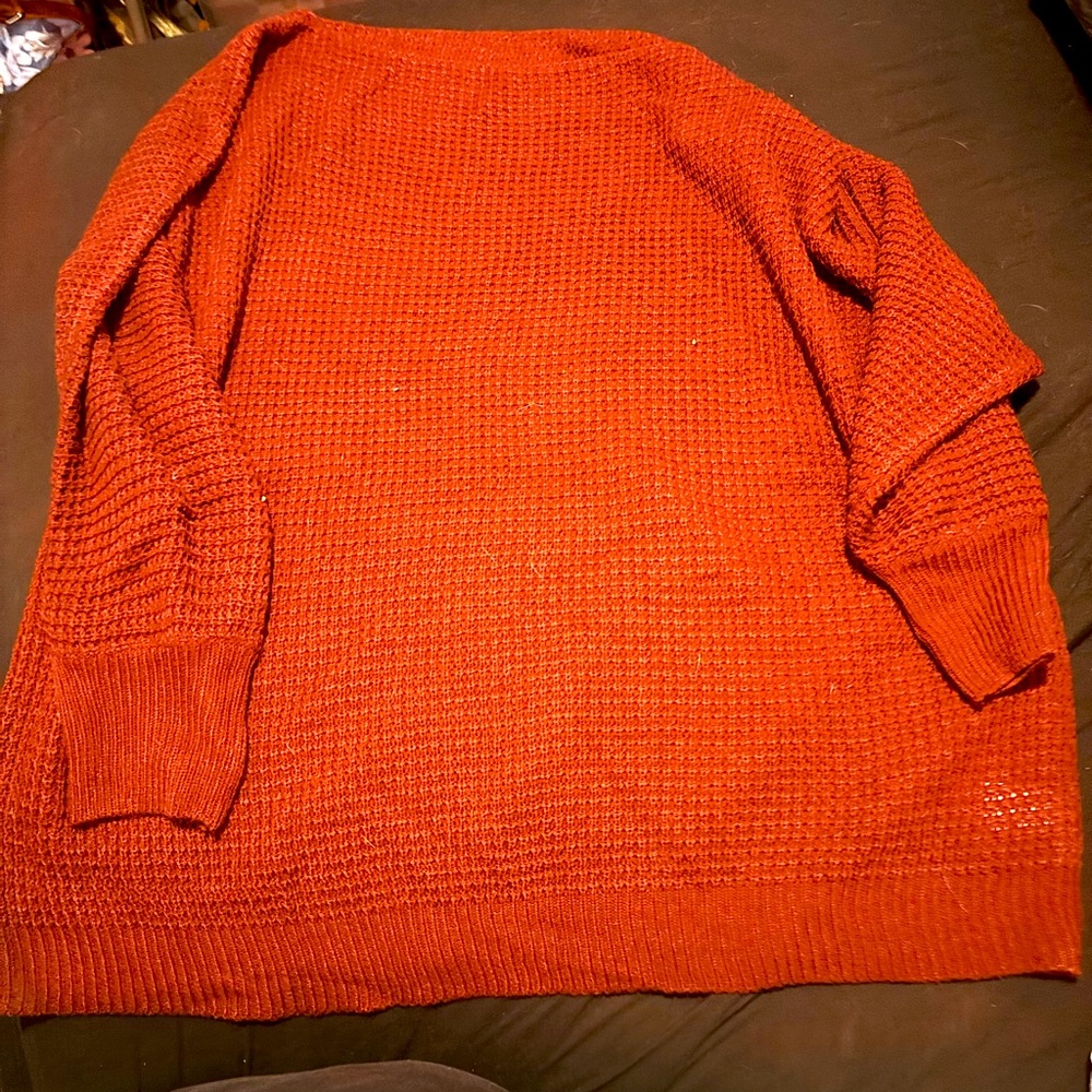 Waffle knit sweaterer